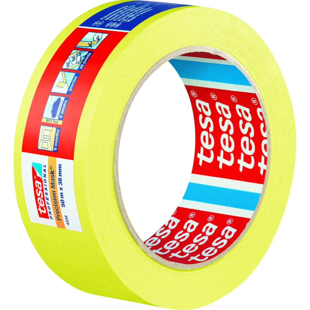 MASKERINGSTEJP PRECISION 4334 INDOOR6MÅN 50MX38MM
