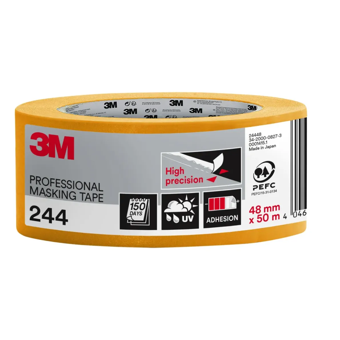 MASKERINGSTEJP 244 PROFESSIONELL 48MM 50M