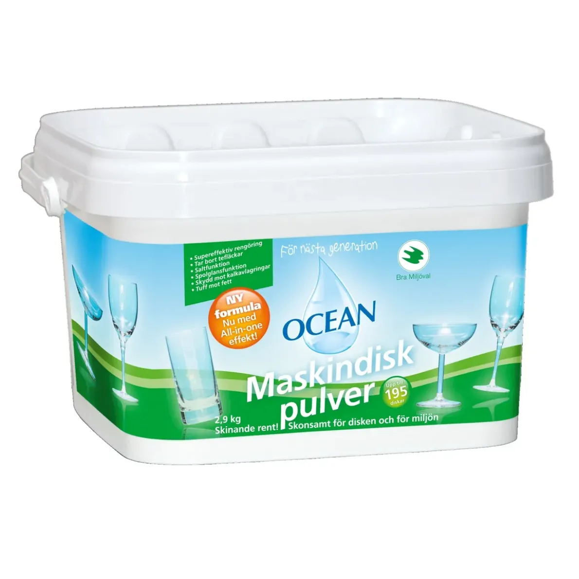 MASKINDISKPULVER FOSFATFRI2,9KG