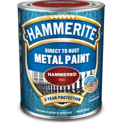 METALLFÄRG HAMMER EFFECT REDMETALL 0,75L