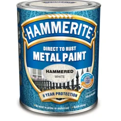 METALLFÄRG HAMMER EFFECT WHITEMETALL 0,25L
