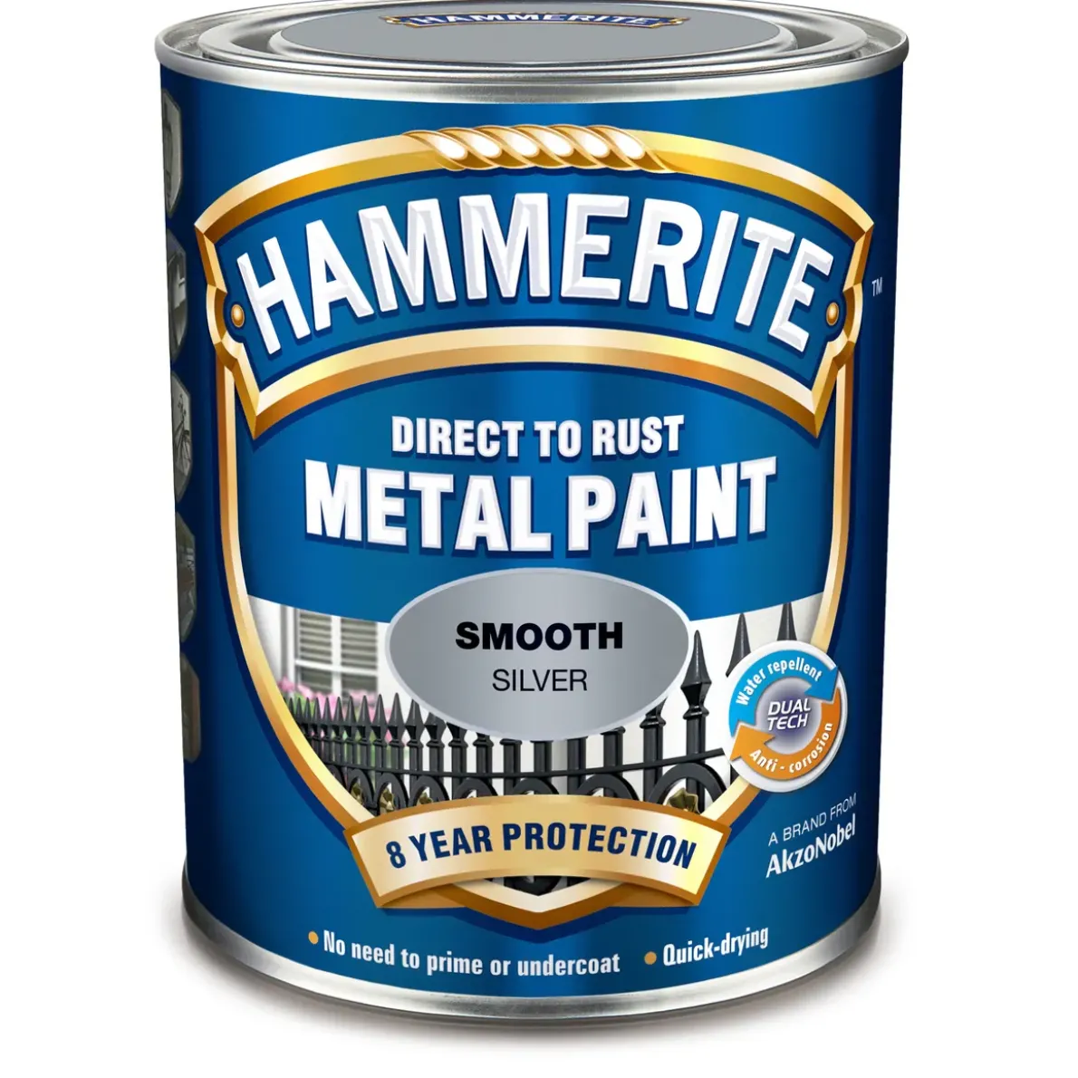 METALLFÄRG SMOOTH FINISH SILVER0,25L
