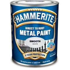 METALLFÄRG SMOOTH FINISH WHITEMETALL 0,75L