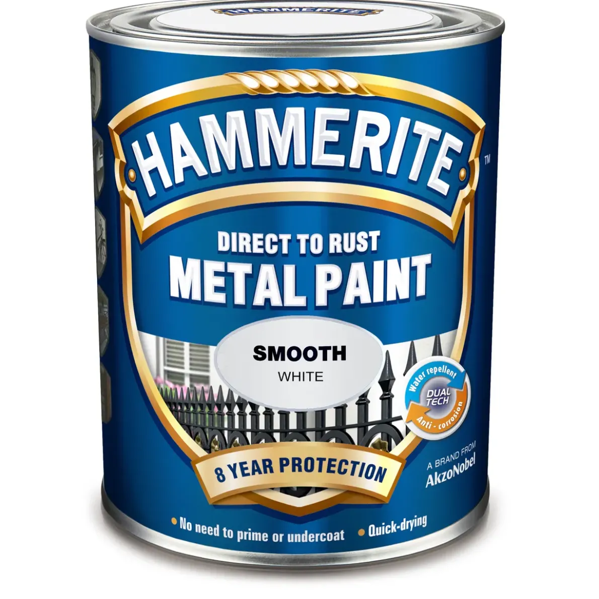 METALLFÄRG SMOOTH FINISH WHITEMETALL 0,75L