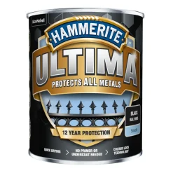 METALLFÄRG ULTIMA SMOOTH BLACK0,25L