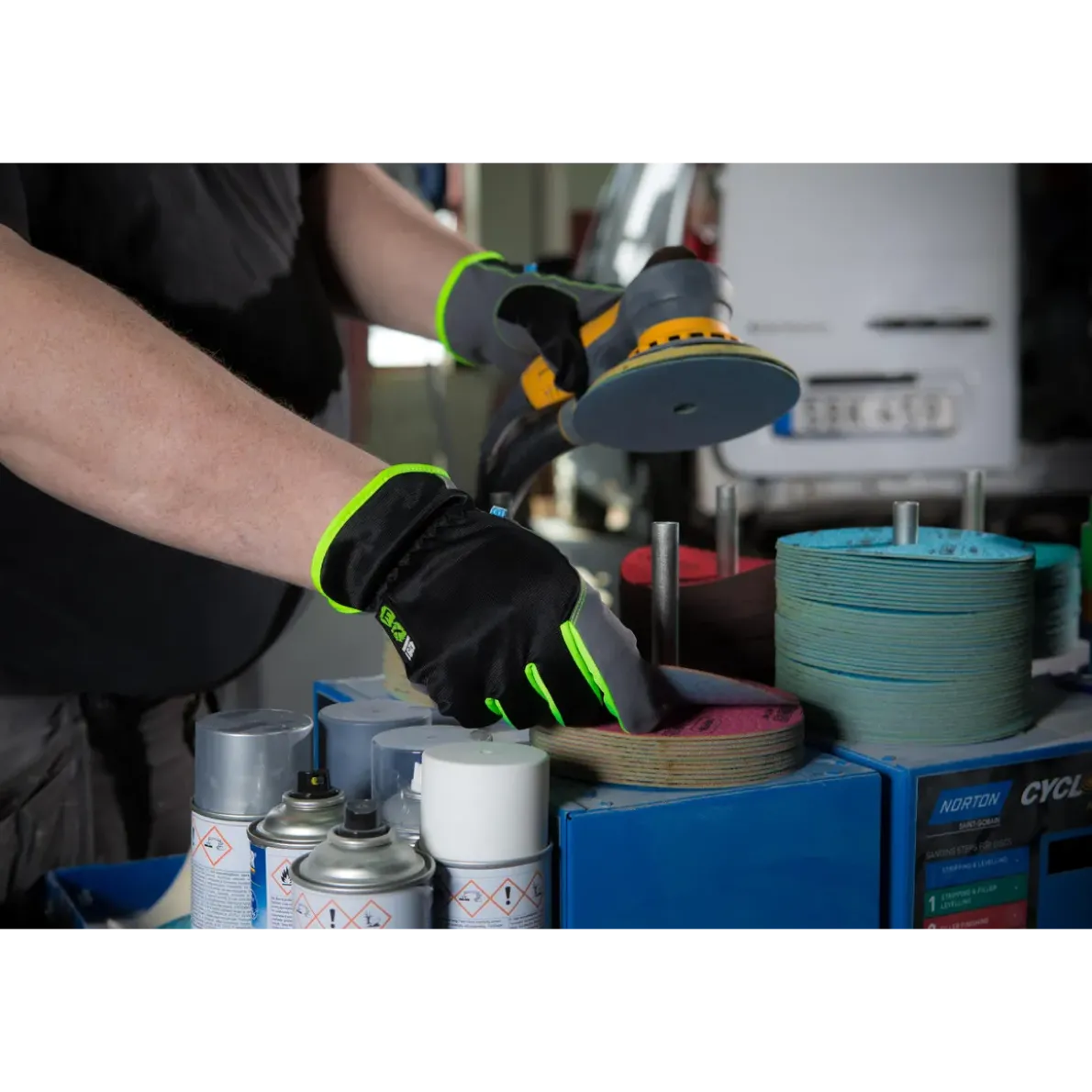 MONTAGEHANDSKE EXSYNTET NYLON STL 11