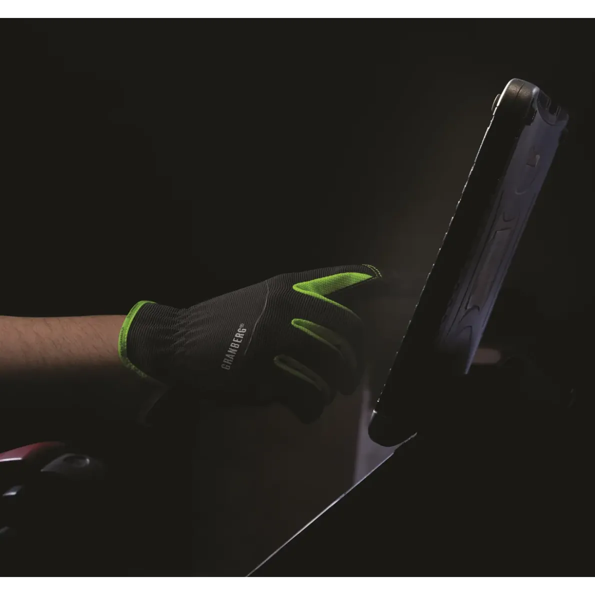 MONTAGEHANDSKE EX TOUCH KOMP ERGONOMISKSTL 9