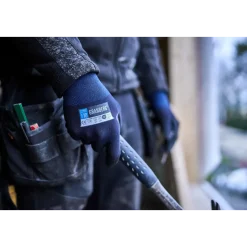 MONTAGEHANDSKES.FLEX NITRIL NYLON STL 9