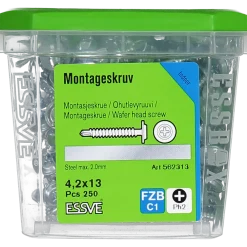 MONTAGESKRUV MED BORRSPETS PH2 FZB 4,2X13 250ST