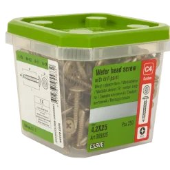 MONTAGESKRUV MED BORRSPETS PH2 CORRSEAL 4,2X25 250ST