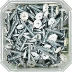 MONTAGESKRUV MED BORRSPETS PH2 VITLACKERAD 4,2X25 250ST