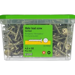 MONTAGESKRUV MED VASS SPETS PH2 CORRSEAL 4,5X32 250ST