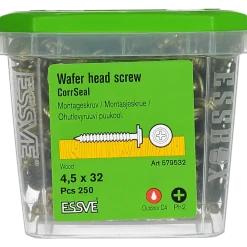MONTAGESKRUV MED VASS SPETS PH2 CORRSEAL 4,5X32 250ST