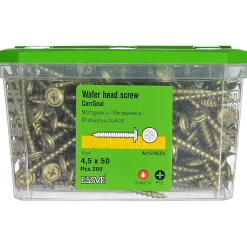 MONTAGESKRUV MED VASS SPETS PH2 CORRSEAL 4,5X50 200ST