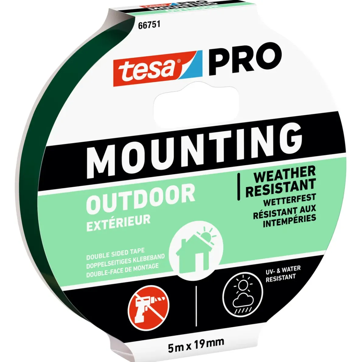 MONTERINGSTEJP 66751 PRO MOUNTINGOUTDOOR 5MX19MM