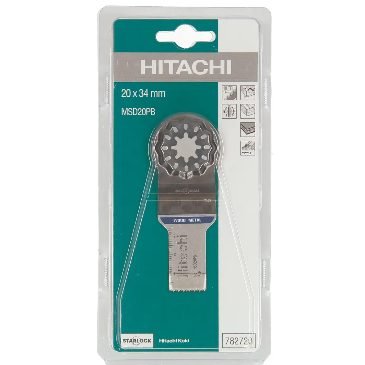 MULTIVERKTYGSBLAD TRÄ/MET 20X3BIM 18TPI 1ST STARLOCK