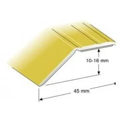NIVÅLIST NR192 SJÄLVHÄFTANDE GULD 10-16MM 200CM