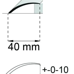 NIVÅLIST SA78 RF 200CM 40MM
