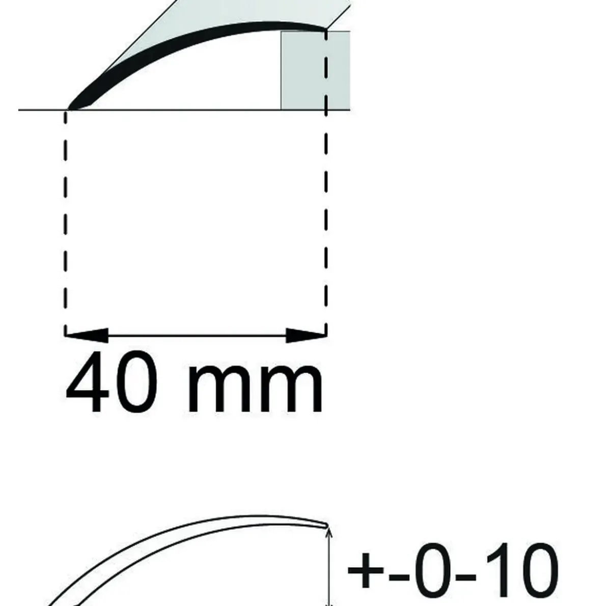 NIVÅLIST SA78 RF 200CM 40MM