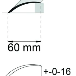 NIVÅLIST SA79 RF 200CM 60MM