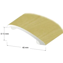 NIVÅLIST SJÄLVHÄFTANDE SLÄT EKFOLIE 0-15MM 270CM