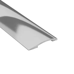 NIVÅLIST SJÄLVHÄFTANDE SLÄT SILVER 0-10MM 100CM