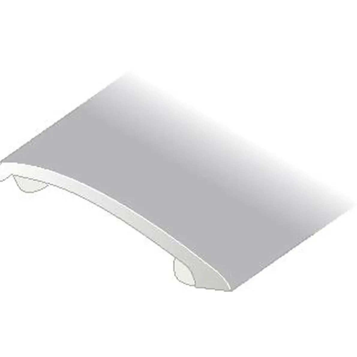 NIVÅLIST SJÄLVHÄFTANDE SLÄT SILVER 0-15MM 270CM