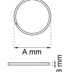 NYCKELRING 1269 NICKEL D25+30MM 4ST