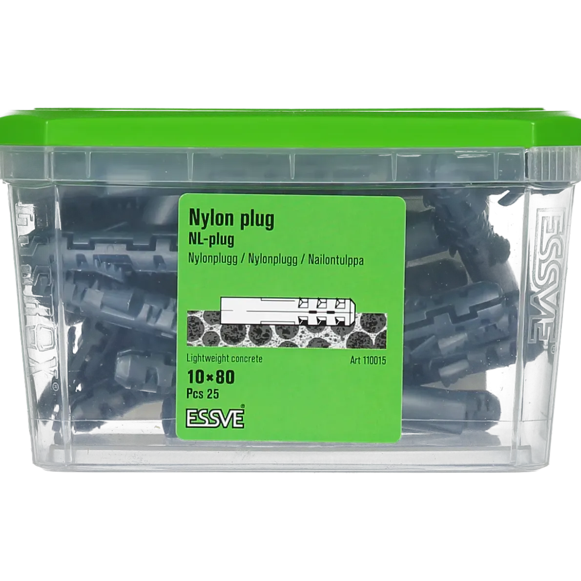 NYLONPLUGG 10X80 25ST