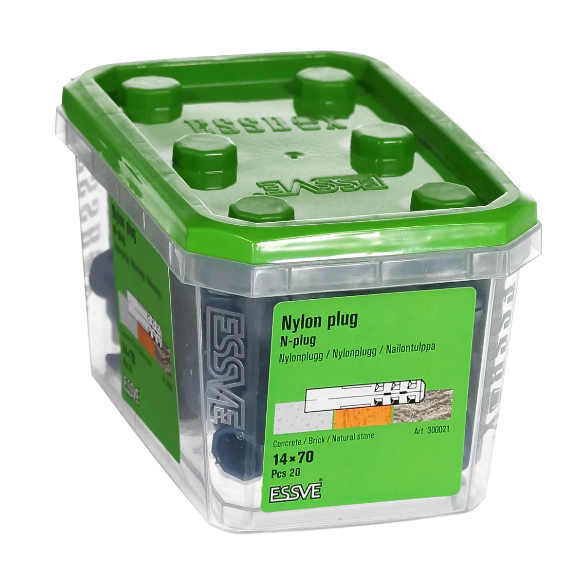 NYLONPLUGG 14X70 20ST