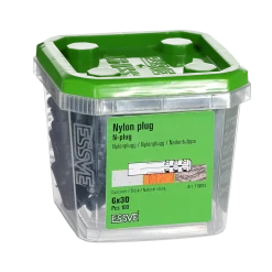 NYLONPLUGG 6X30 100ST