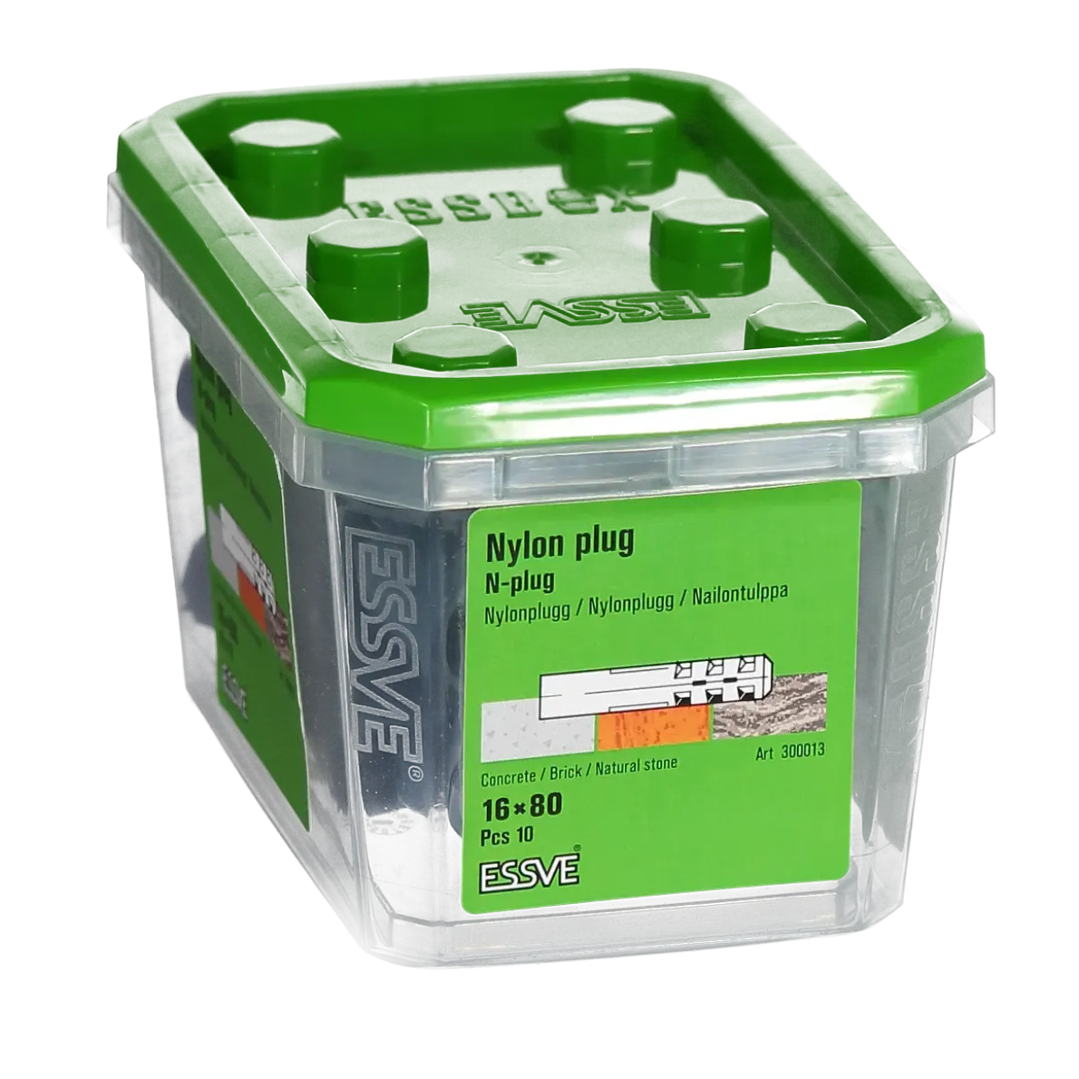 NYLONPLUGG 16X80 10ST