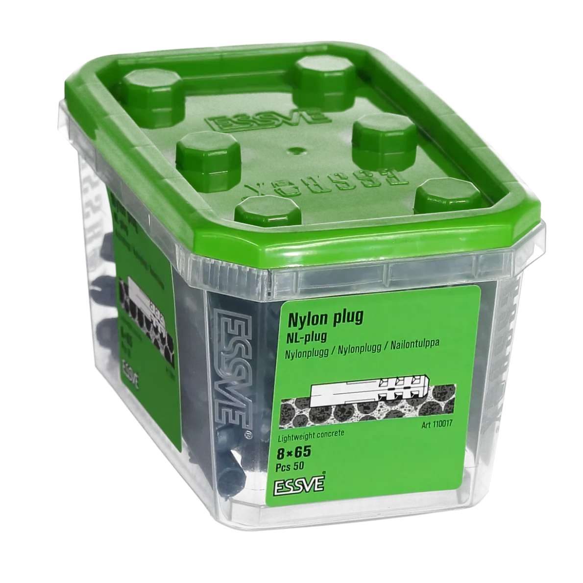 NYLONPLUGG 8X65 50ST