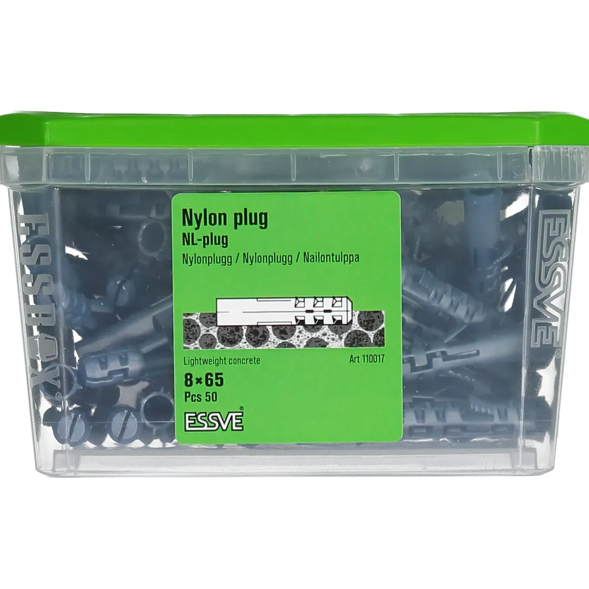 NYLONPLUGG 8X65 50ST