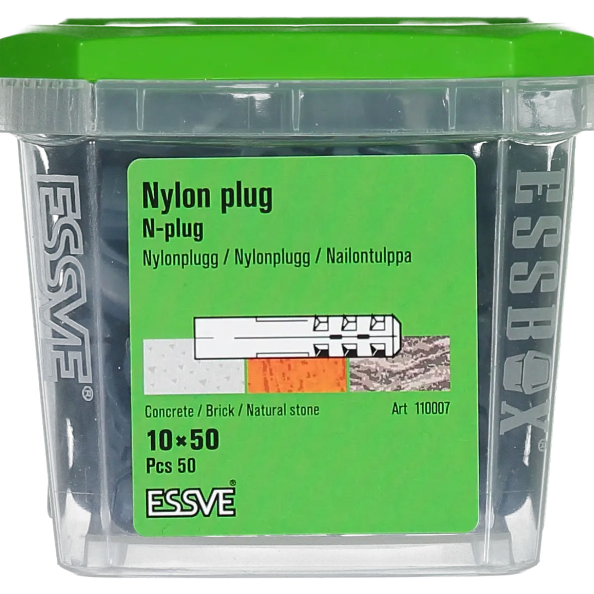 NYLONPLUGG 10X50 50ST