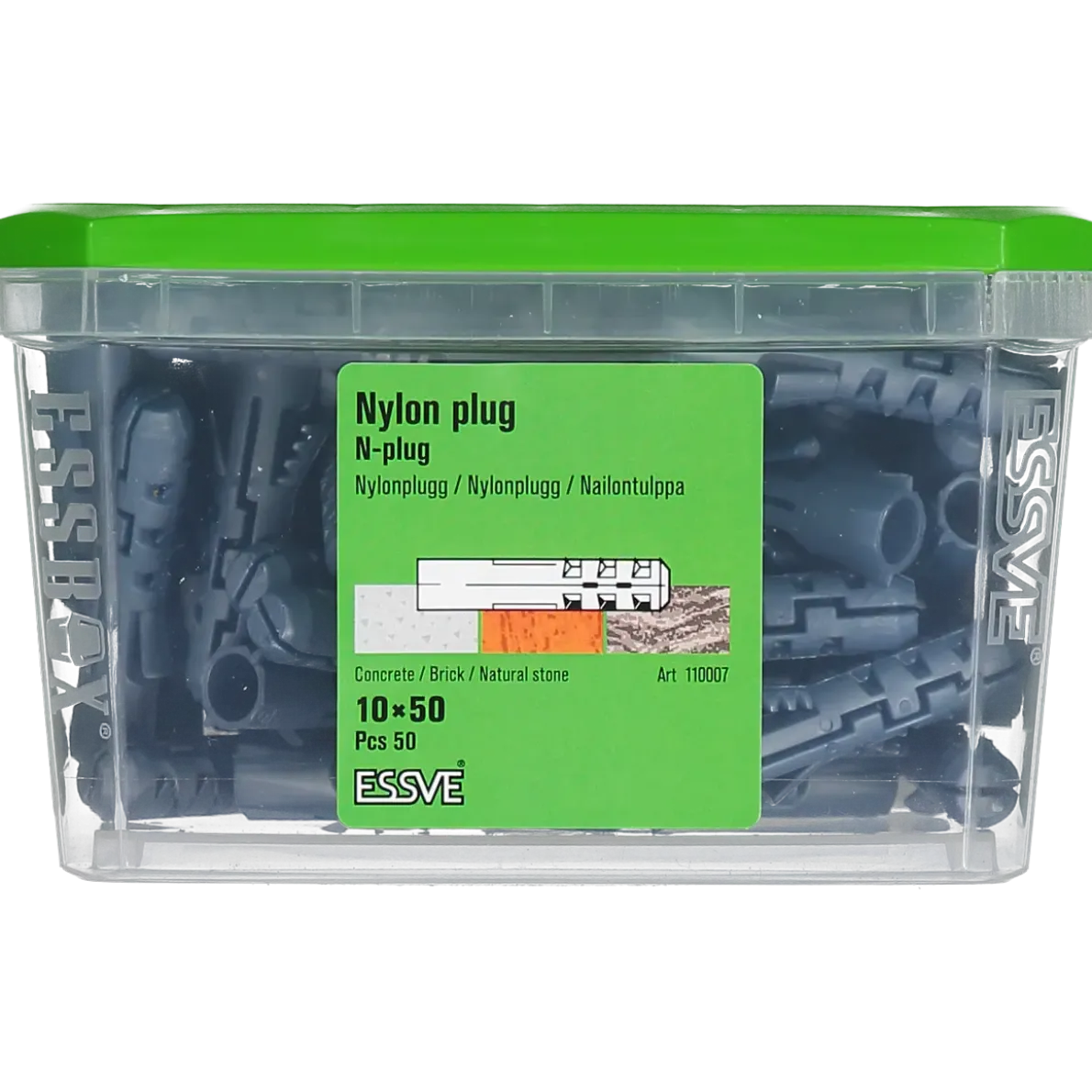NYLONPLUGG 10X50 50ST