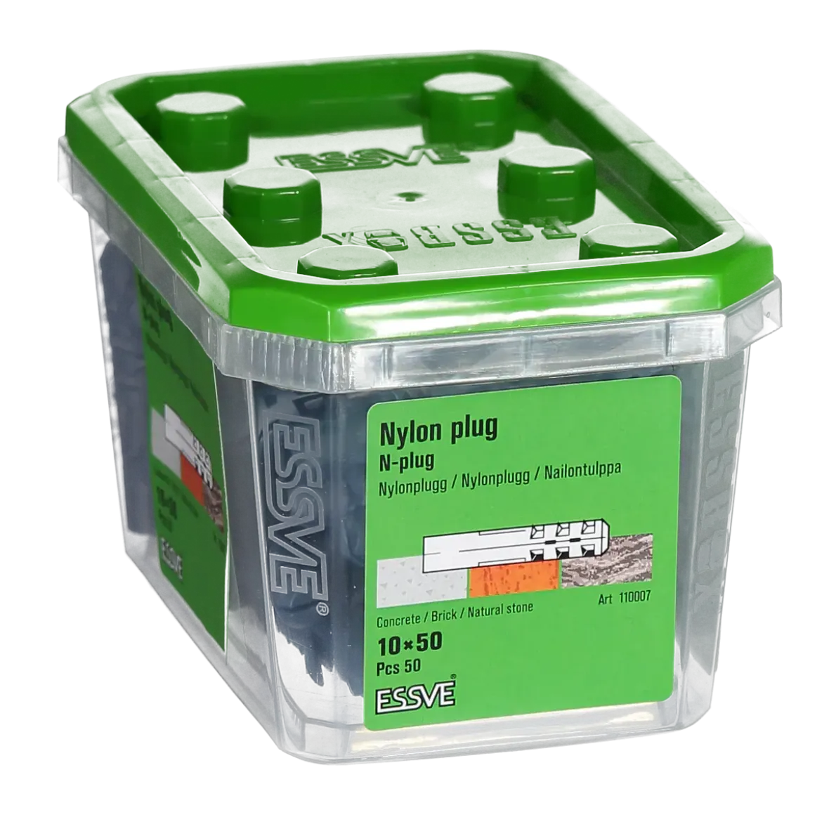 NYLONPLUGG 10X50 50ST