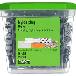 NYLONPLUGG 5X25 100ST