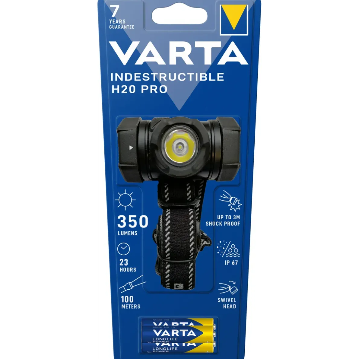 PANNLAMPA INDESTRUCTIBLE H20 PRO 3AAA