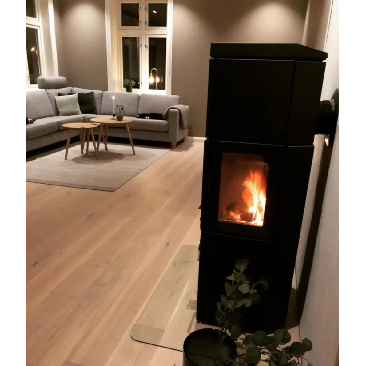 PARKETT 1-STAV ELEGANT EK PEAR BORST VIT MATTLACK 14MM 2,38M2