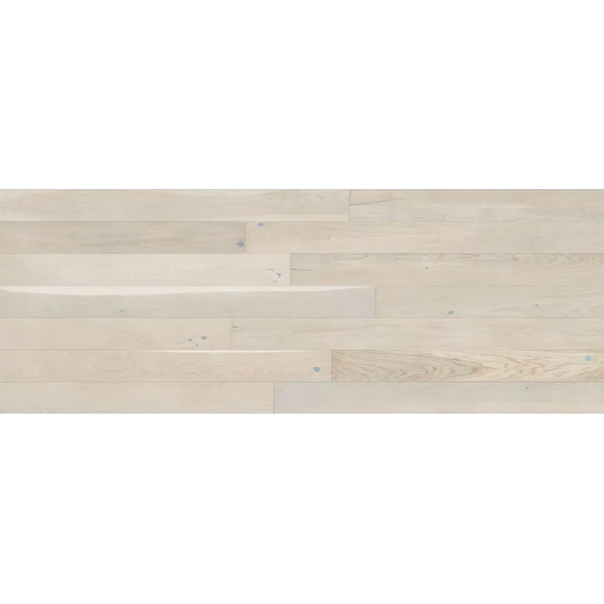 PARKETT 1-STAV ELEGANT EK PEAR BORST VIT MATTLACK 14MM 2,38M2