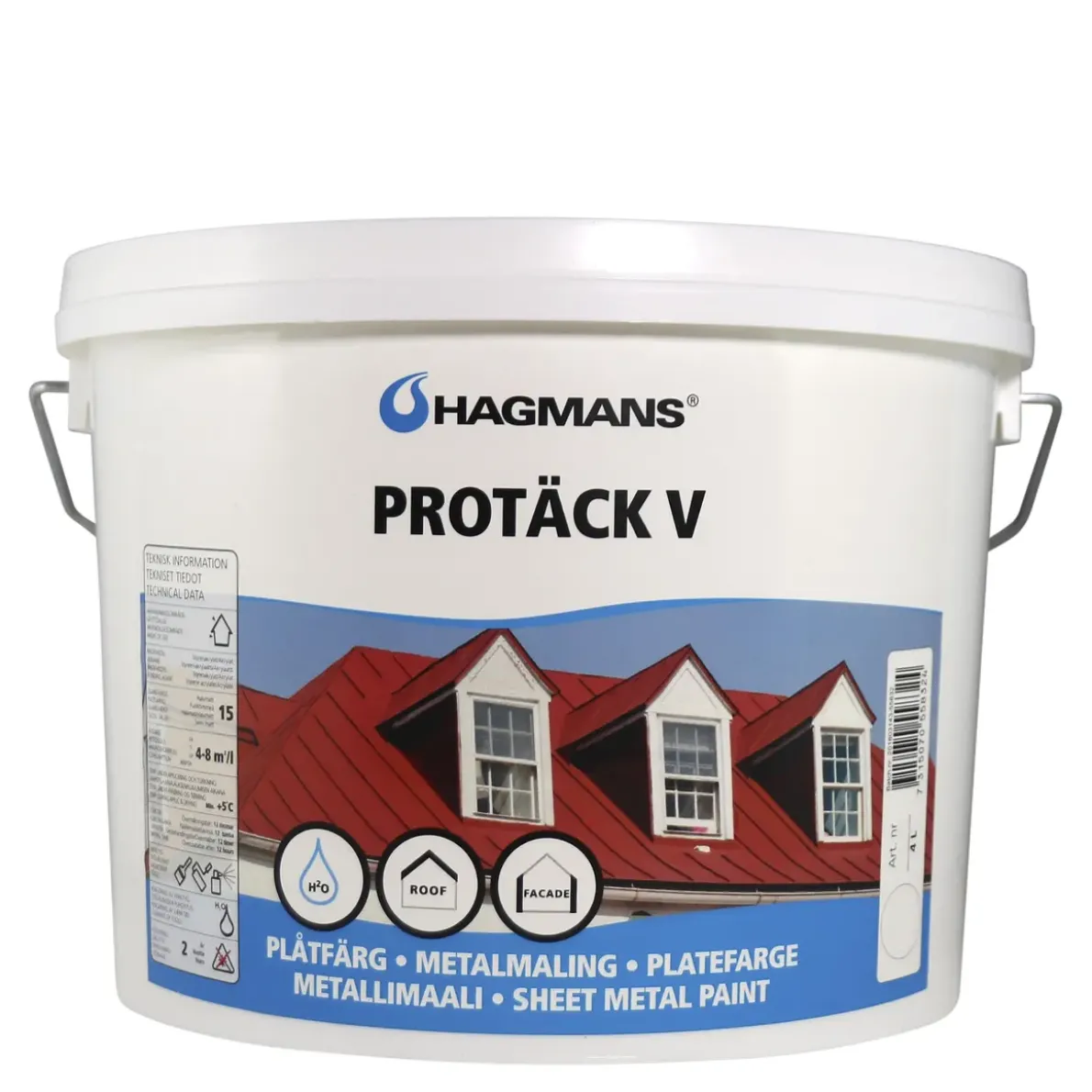 PLÅTFÄRGPROTÄCK V BAS A 3,6L