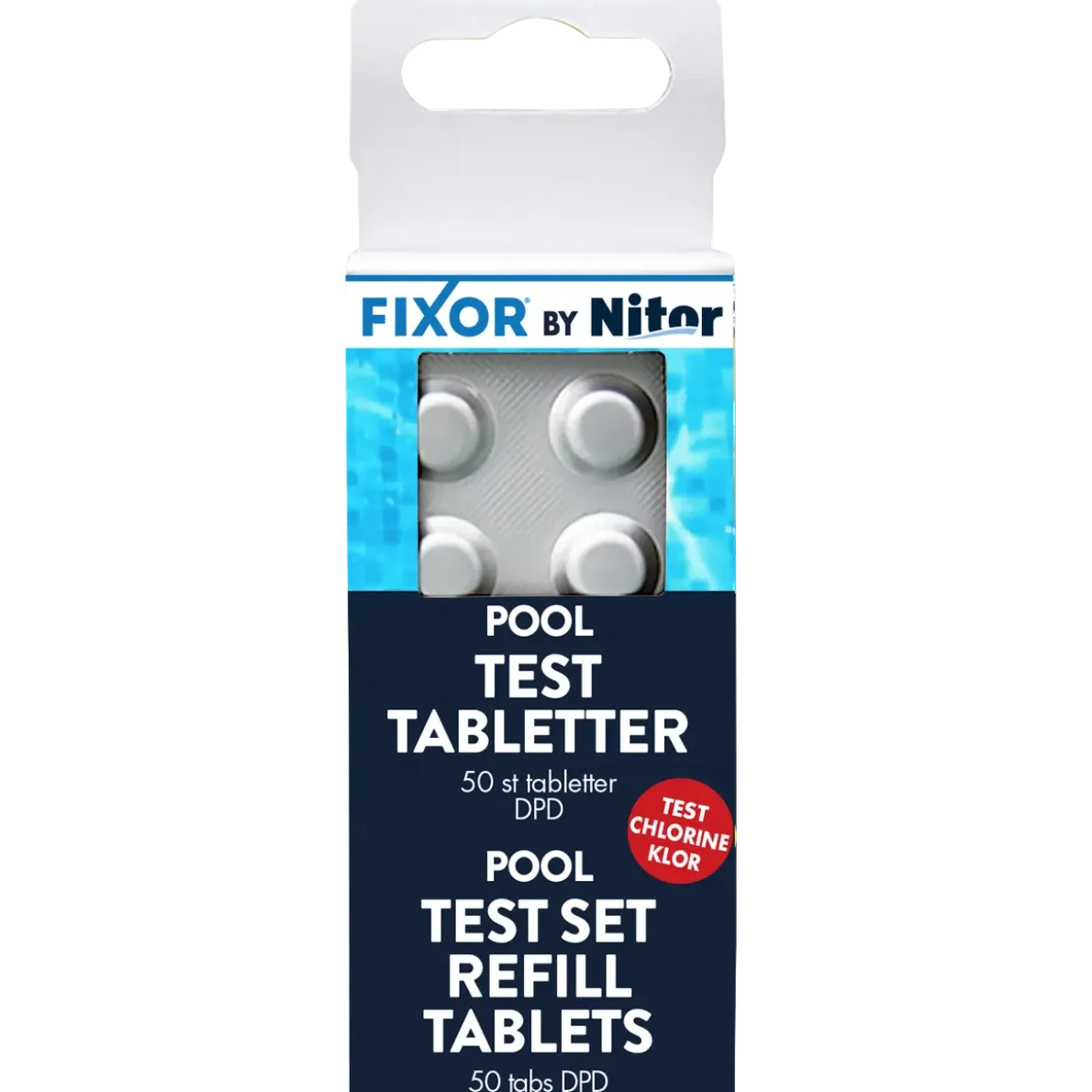 POOLKEMIKALIE TESTTABLETTER KLOR DPD