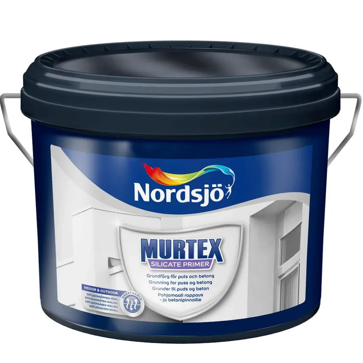 PUTSFASADFÄRG MURTEX SILICATE PRIMERUTOMHUS 10L