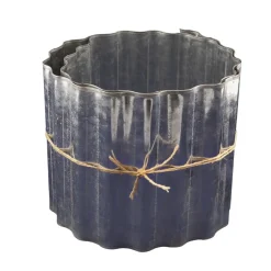 RABATT & GRÄSKANTLIST VECKAD GALVANISER PLÅT 5M H16CM VASBO