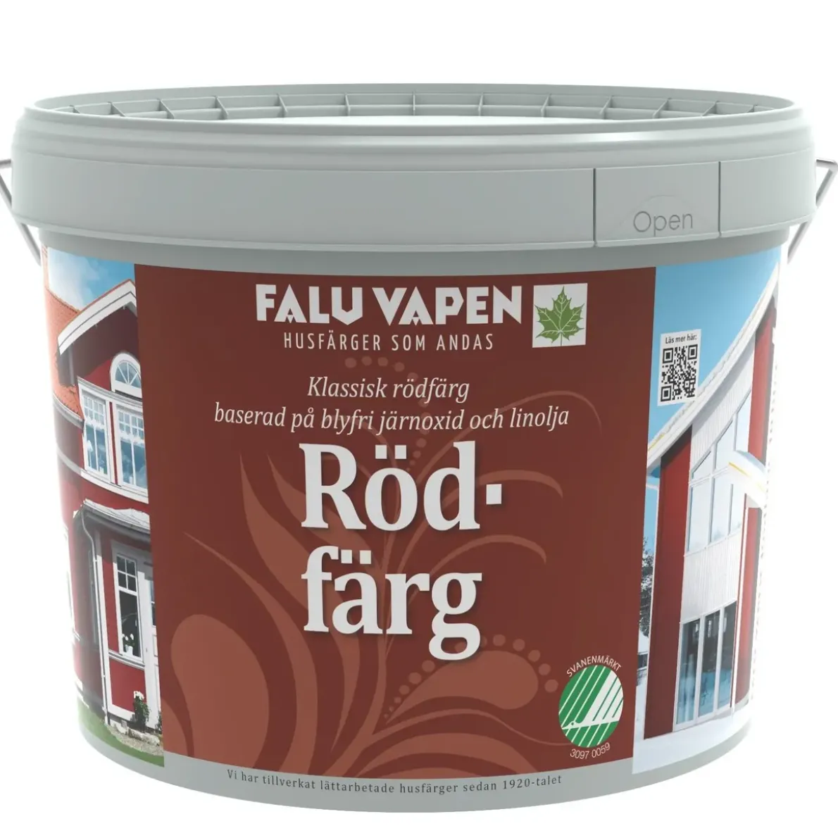 RÖDFÄRGRÖD PENSELKVALITÉT 10L