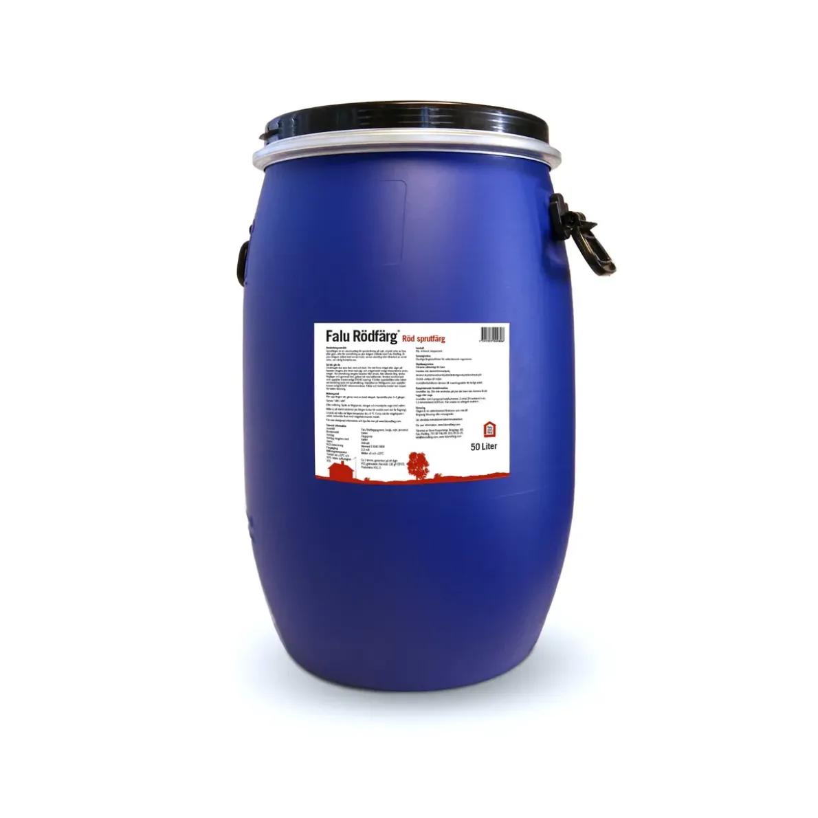 RÖD SPRUTFÄRG 50L