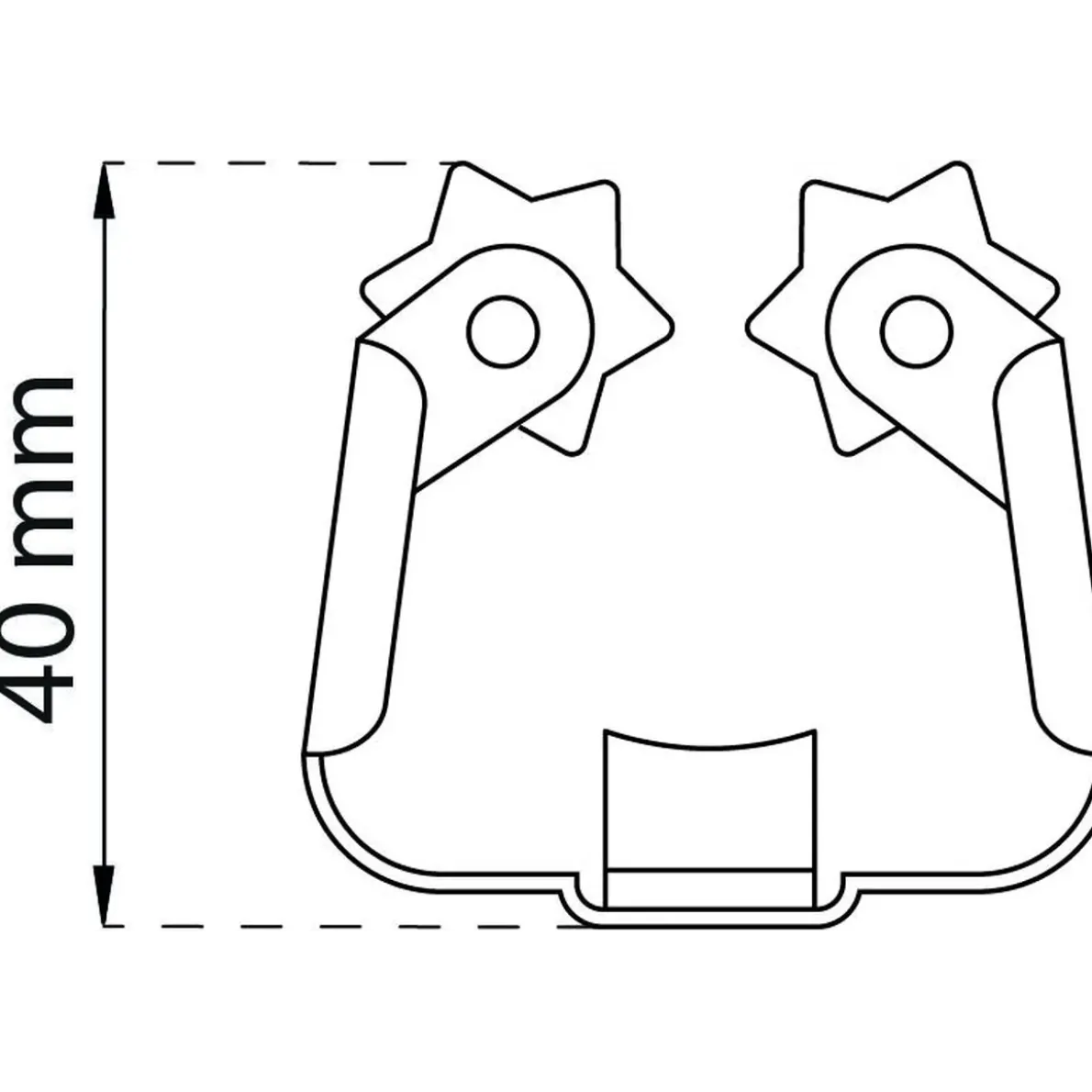 REDSKAPSHÅLLARE 71682 KLÄMFIX GALV SB