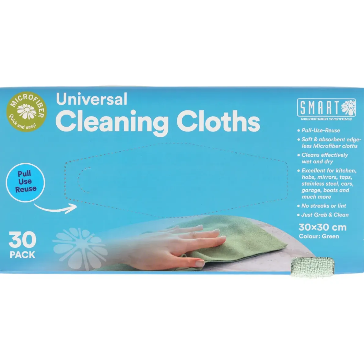 RENGÖRINGSDUK MICROFIBER 30 ST