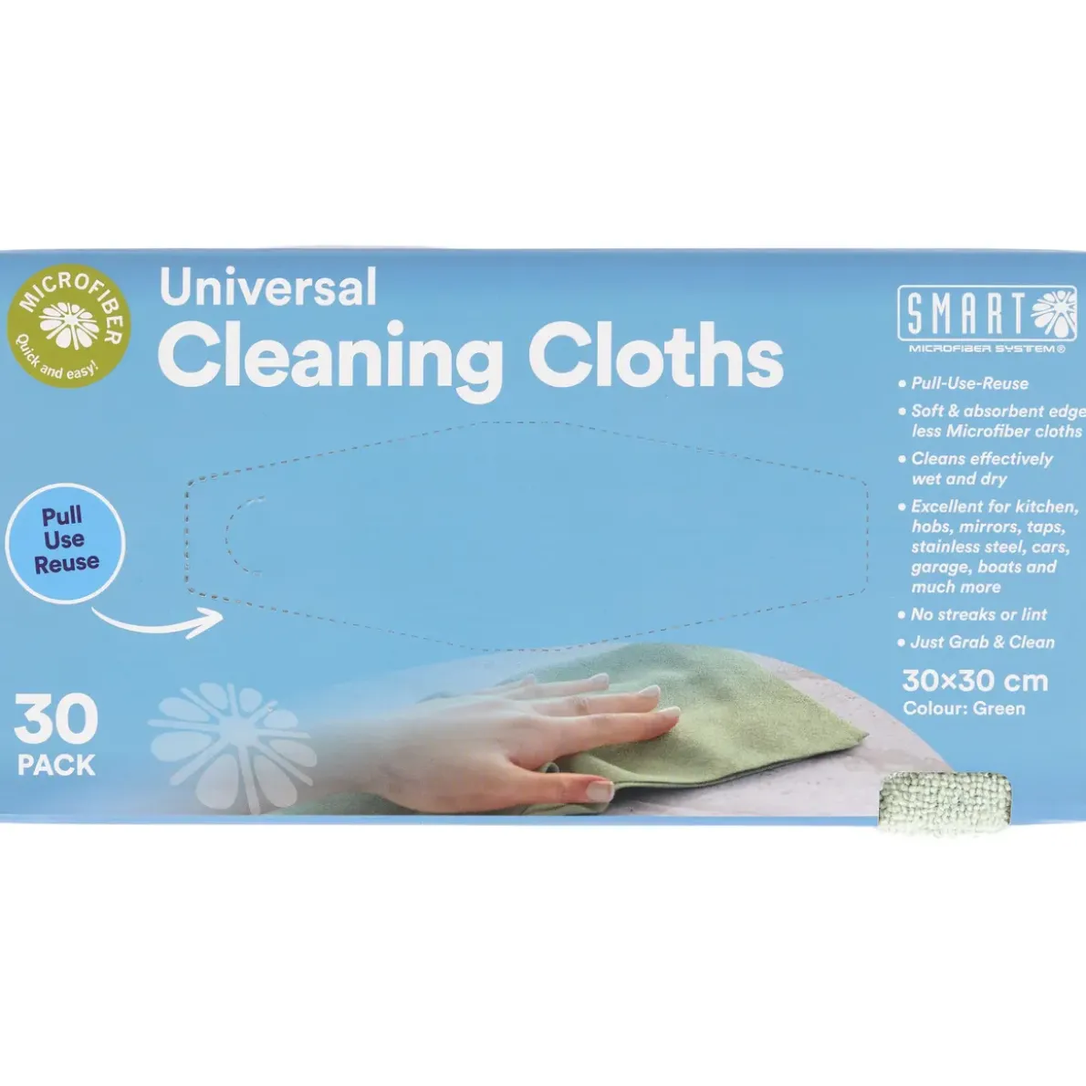 RENGÖRINGSDUK MICROFIBER 30 ST